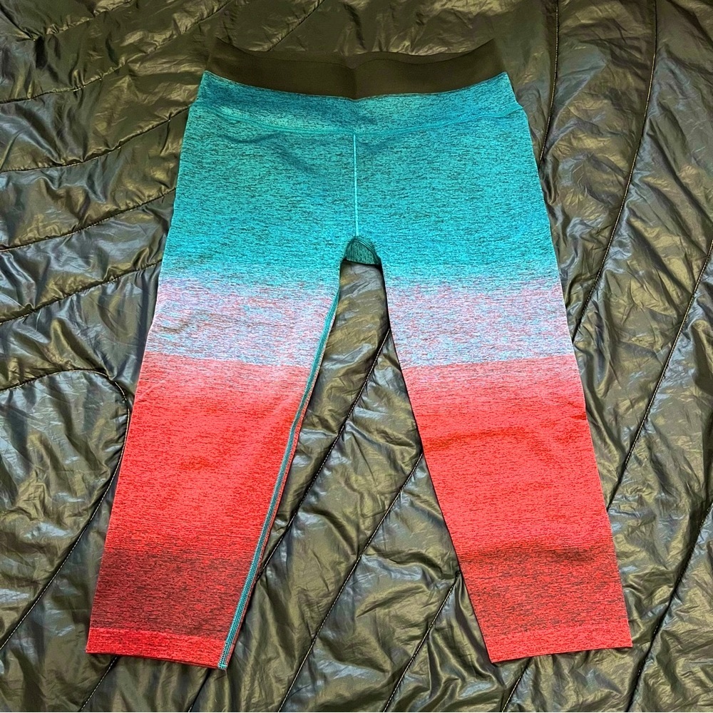 Athleta Multicolor Ombre Capris